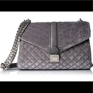 SOLD— Nine West Arin Velvet Small Shoulder Bag